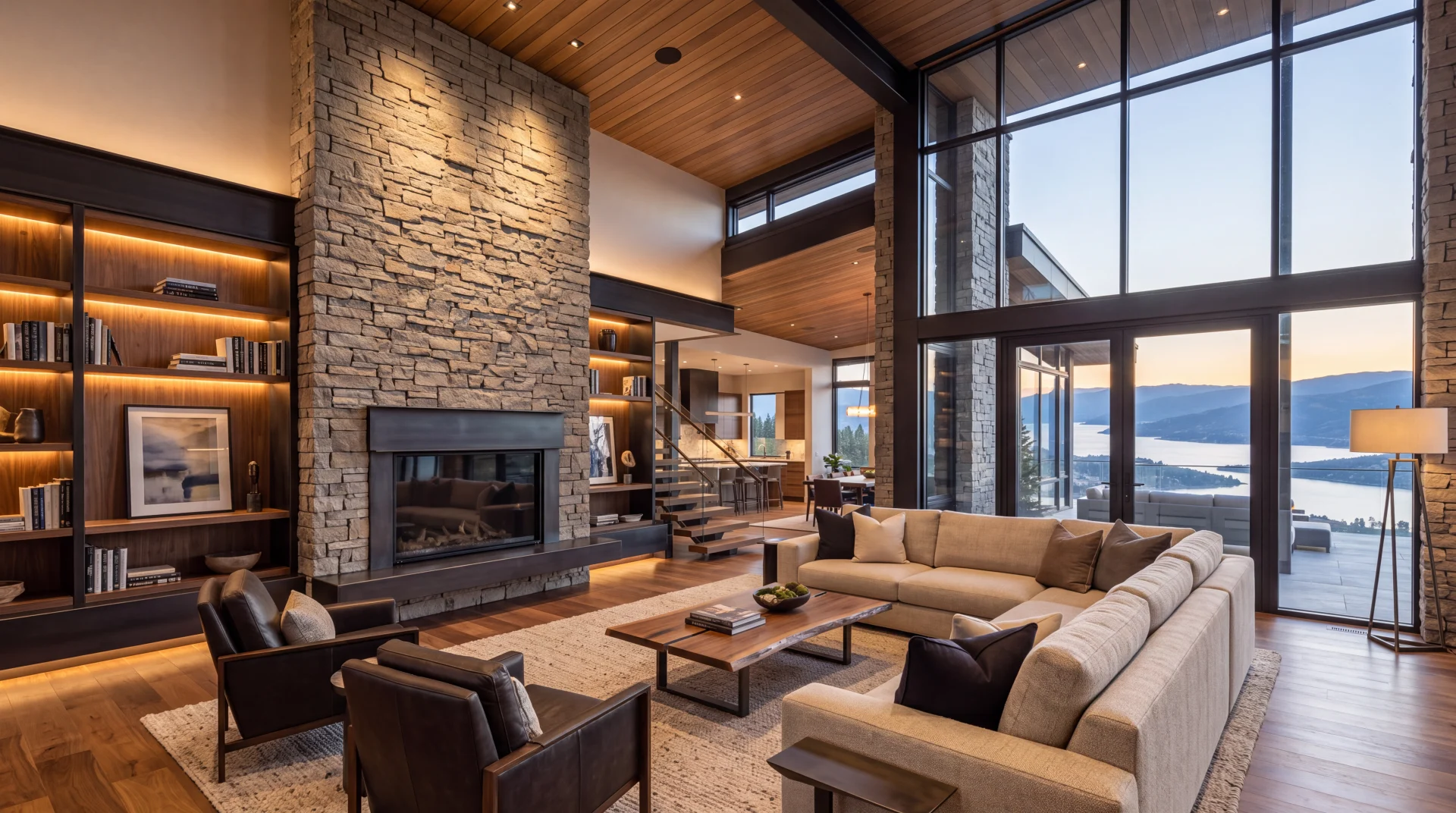 Ridge Court Residence — Great Room concept study